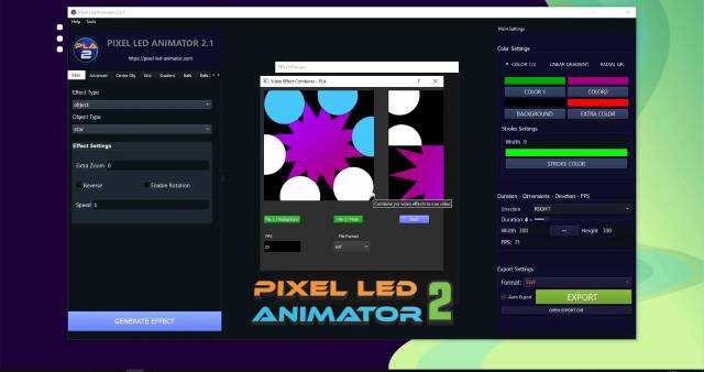 Pixel Led animator